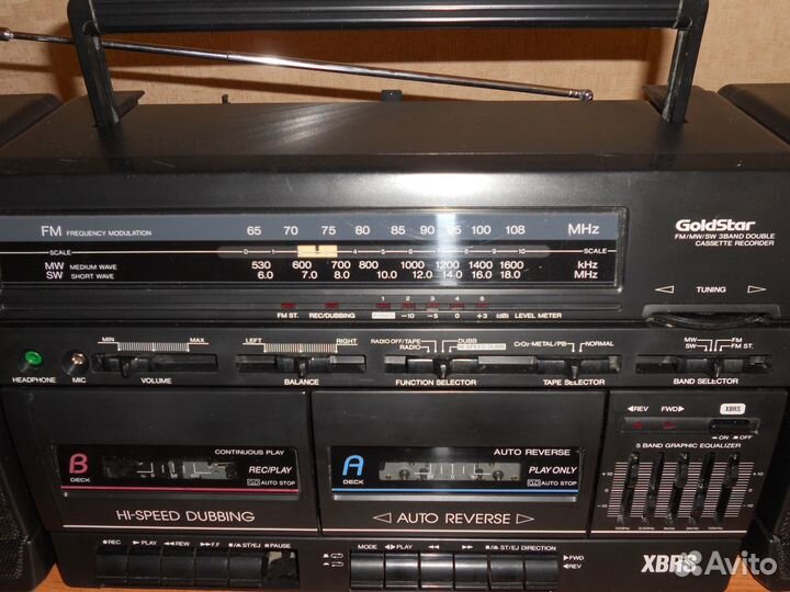 Винтажный магнитофон 80-x Goldstar TW800S(Ю.Корея)