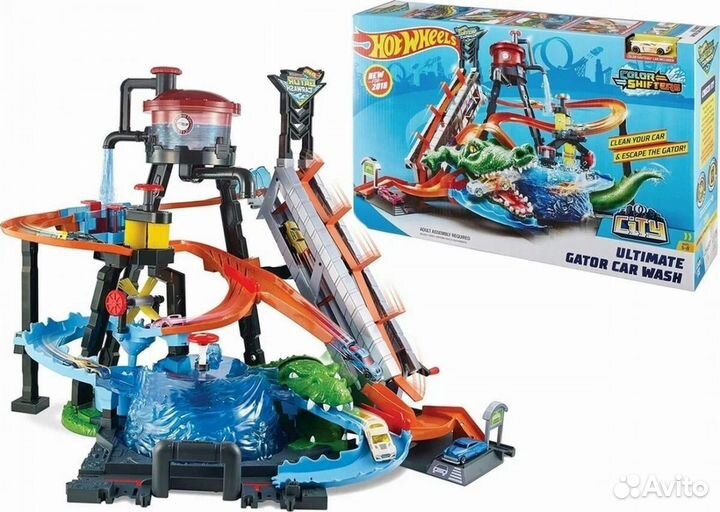 Hot wheels трек автомойка