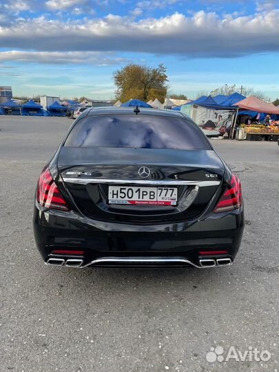Рестайлинг W222 amg mercedes 6.3 amg