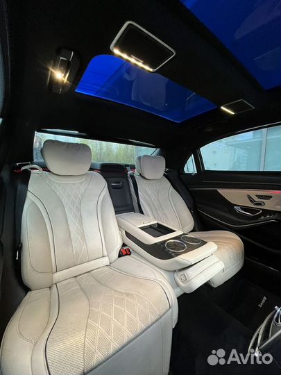 Аренда с водителем мерседес S-class W222