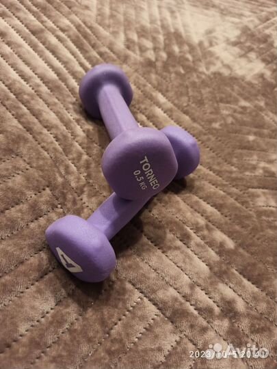 Гантели неопреновые 0,5 кг