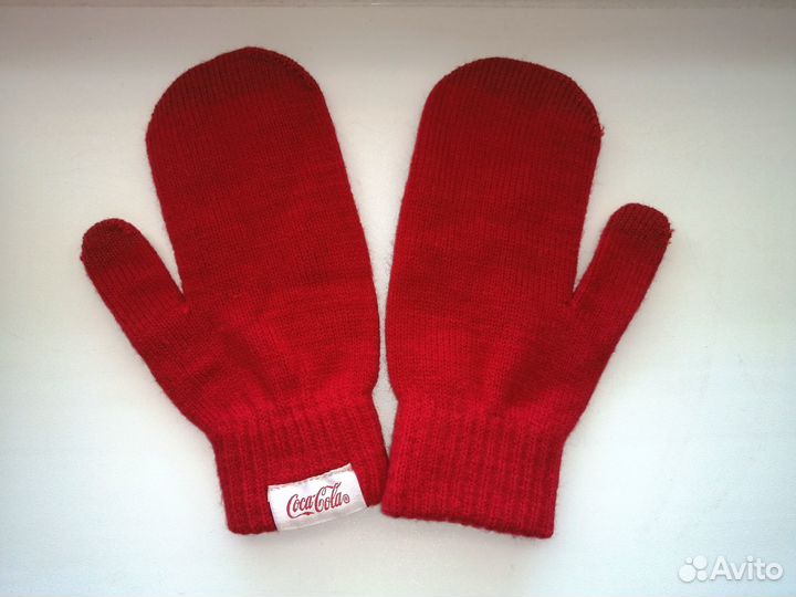 Комплект шапка+шарф+варежки Coca-Cola