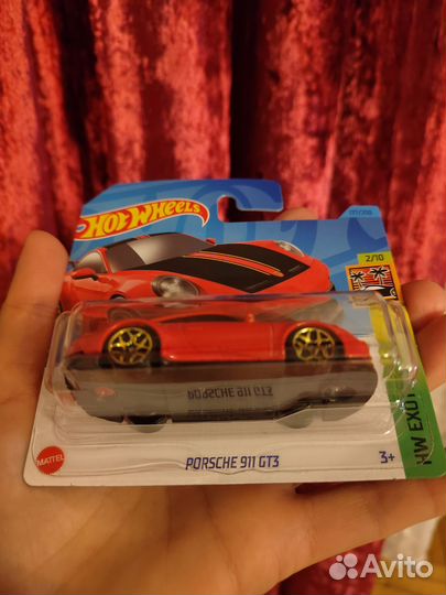 Hot wheels машинка Porsche 911 GT3 коллекционная