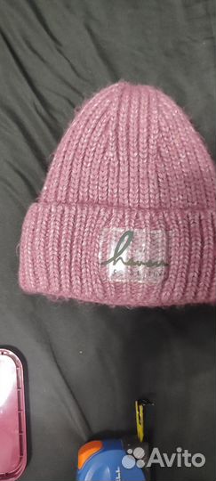 Комплект шапка и шарф шерсть