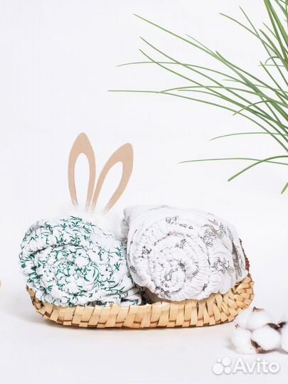 Простыня на резинке для детской кровати