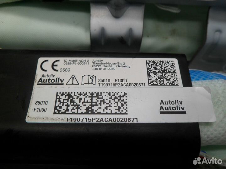 Подушка безопасности боковая (шторка) Kia Sportage