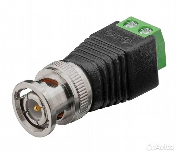 Разъем TS BNC штекер с клеммной колодкой под винт