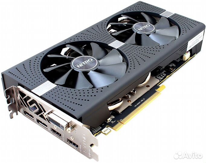 Видеокарта Sapphire AMD Radeon RX 580 nitro 4gb