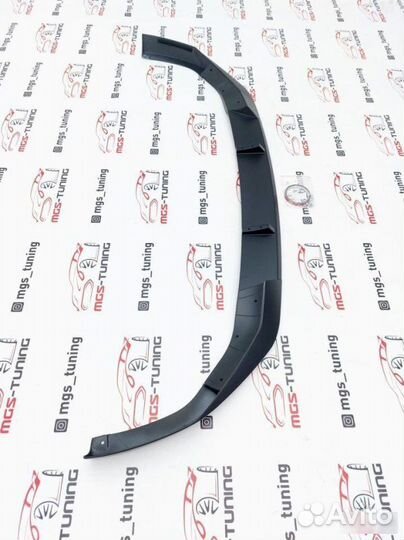 Губа 5-series G30 Рест. M-Perfomance Черный мат