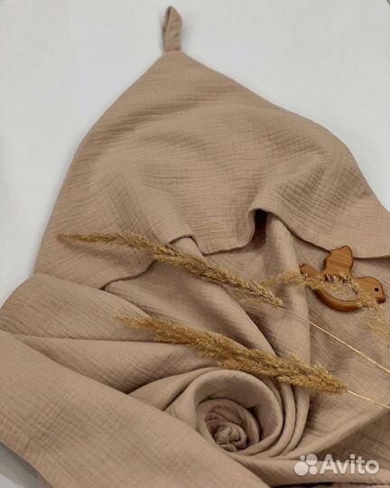 Детское муслиновое полотенце