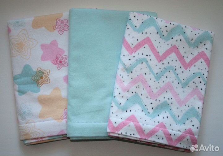 Непромокаемая пеленка фланелевая