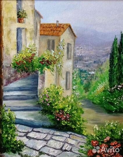 Картина маслом на холсте 