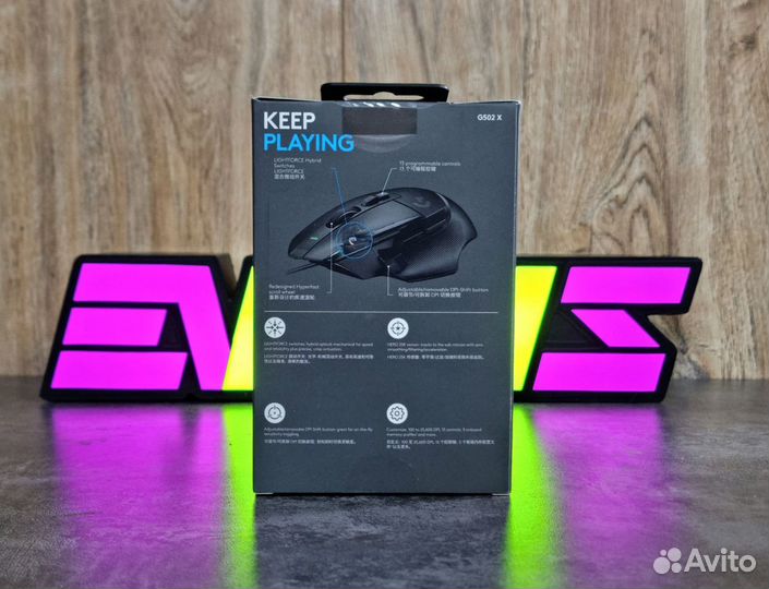 Мышь игровая Logitech Gaming G502X Black