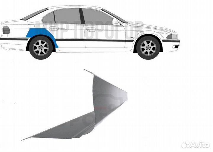 Пороги BMW E39