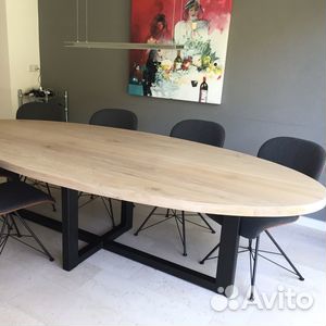 Стол овальный лофт