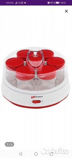 Йогуртница binatone новая