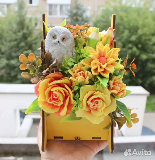 Букет из мыла ручной работы