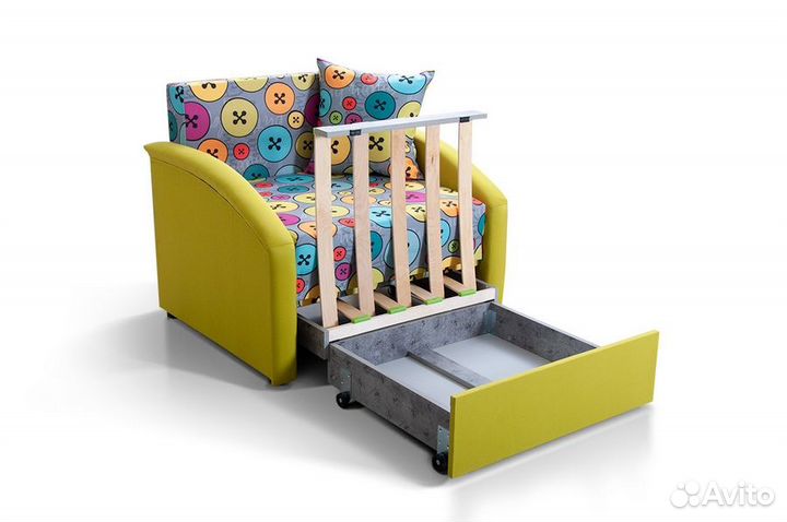 Диван Даня-750 Пуговки раскладной