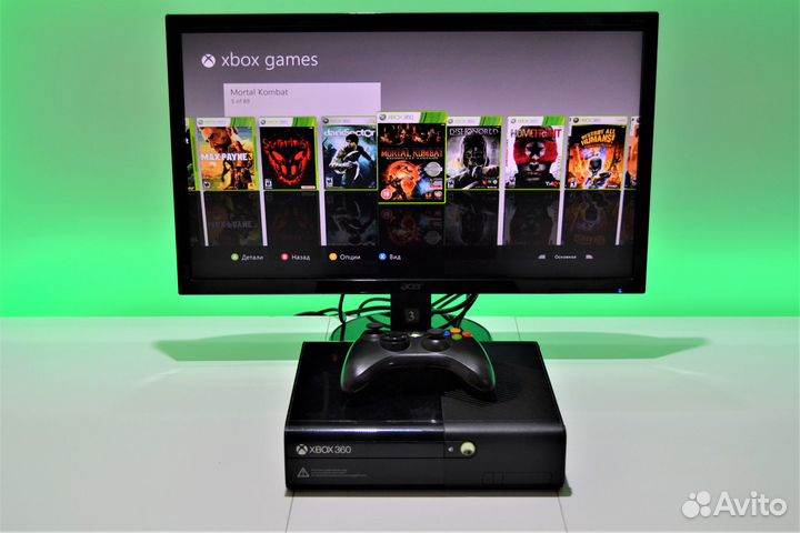 Xbox 360E 500Gb + 69 Игр (Freeboot)