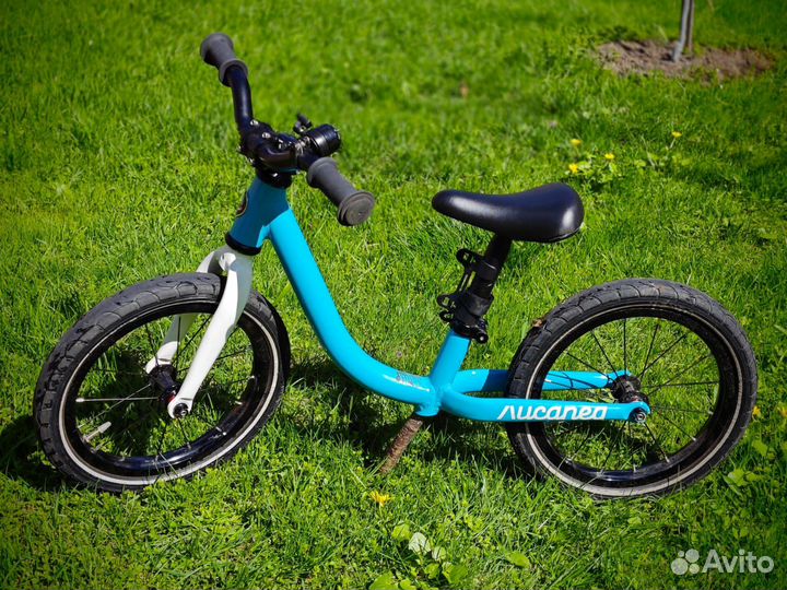 Беговел Лисапед 12 плюс голубой