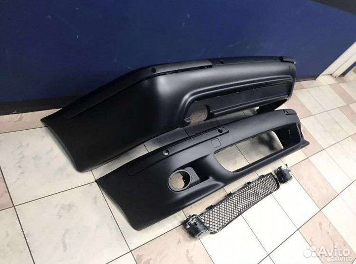 Передний бампер на BMW e39 m пакет