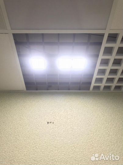 Светильники Домино для потолков Грильято