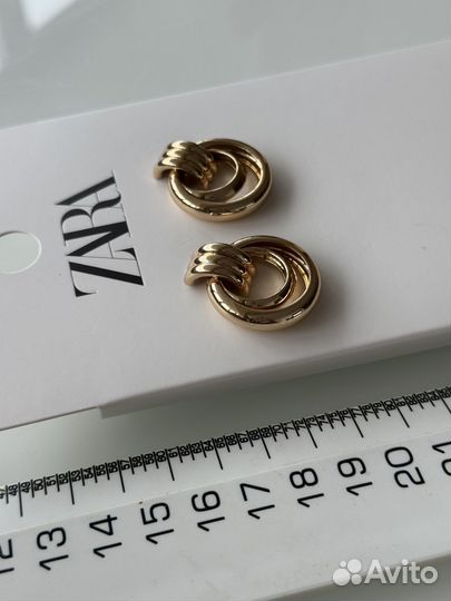 Серьги zara новые