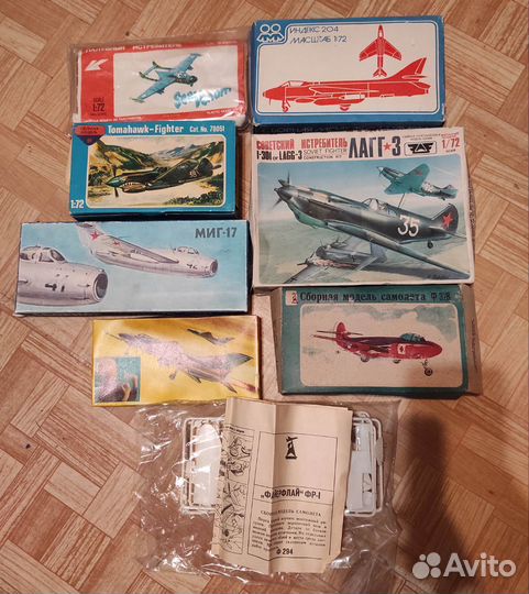 Сборные модели самолетов 1:72