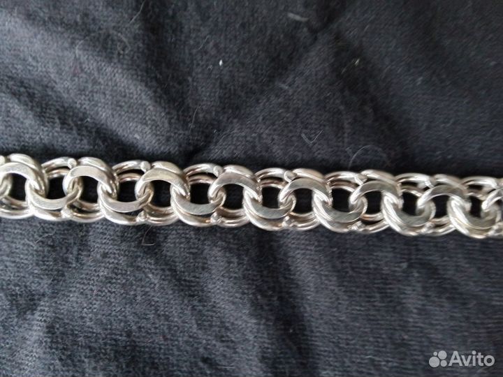 Цепь серебряная Бисмарк (925)