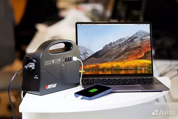 Портативная зарядная станция электростанция 220В