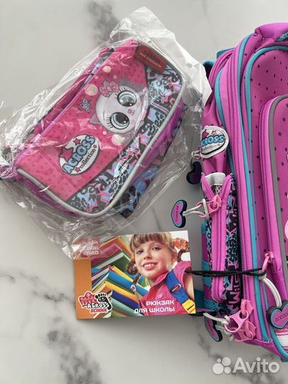 Рюкзак школьный для девочки across