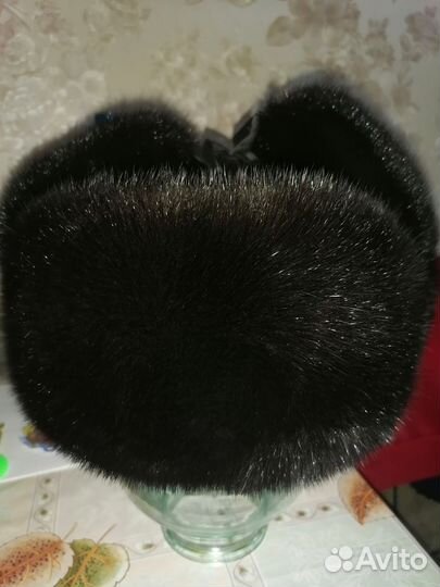 Шапка ушанка мужская норка