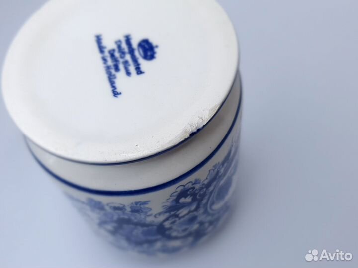 Голландская вазочка (в стиле делфтского фаянса)