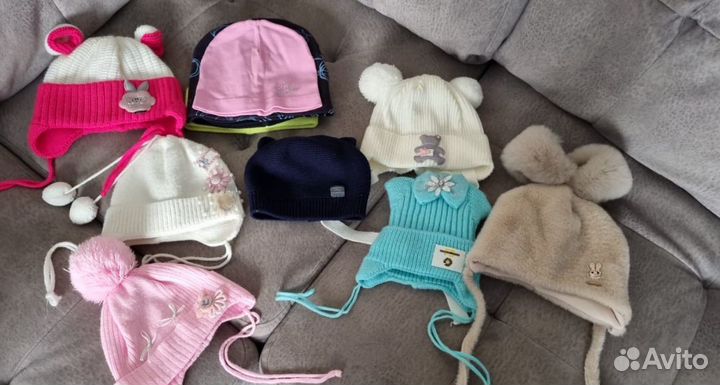 Детские шапочки для девочек