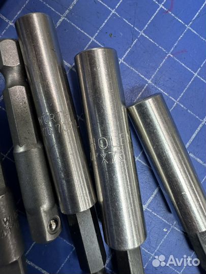 Набор адаптер под биты и головки WUrth Holex