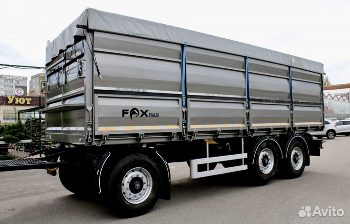 Прицеп зерновоз FOX Trailer Зерновоз-бортовой 3 оси, 2023