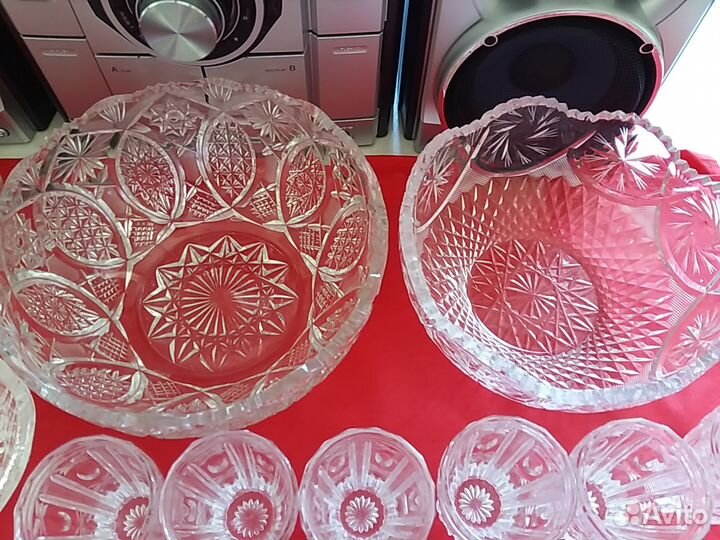 Ваза для фруктов Хрусталь СССР