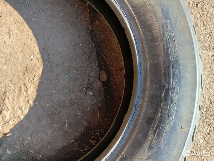 Dunlop D87M 95/90 R21 и 150/90 R15