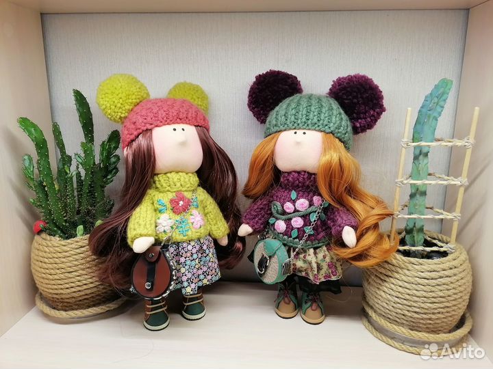 Интерьерная кукла ручной работы