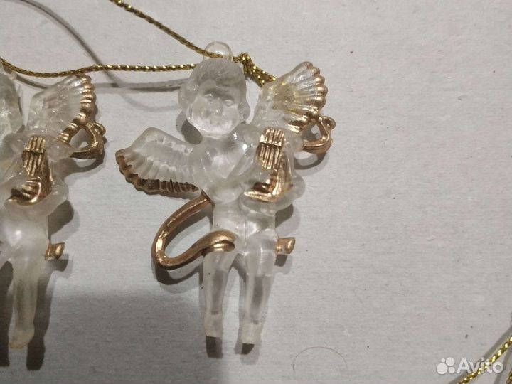 Игрушка на ёлку ангелочек новогодняя игрушка