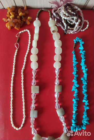 Бусы из натуральных камней СССР