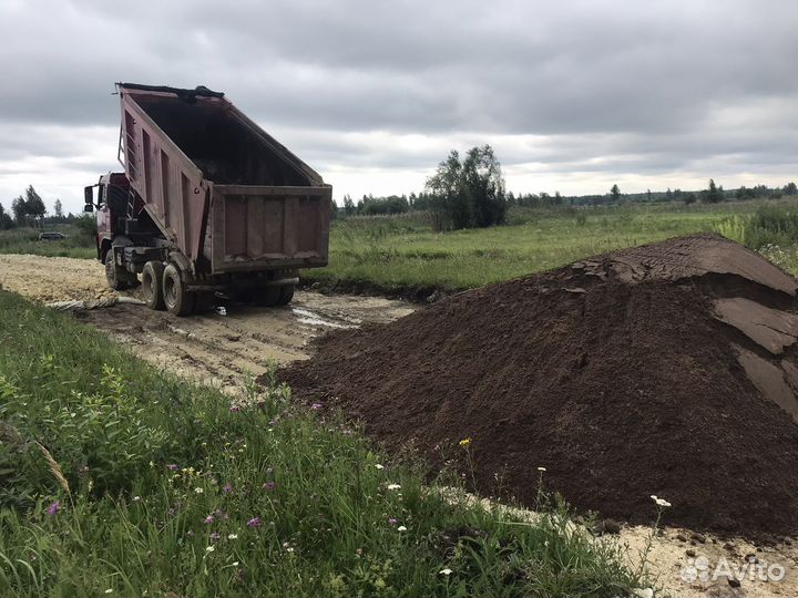 Песок, щебень, отсев, грунт, нерудные материалы