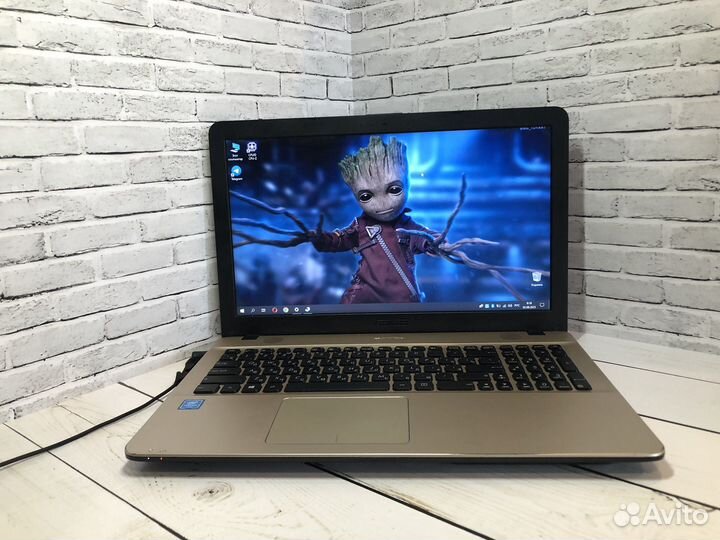 Производительный ноутбук Asus n4200/4gb