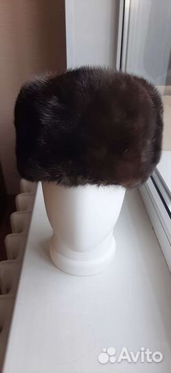 Мужская шапка норковая 60