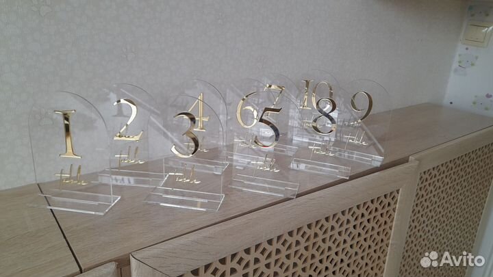 Номерки на столы, номера на столы, цифры