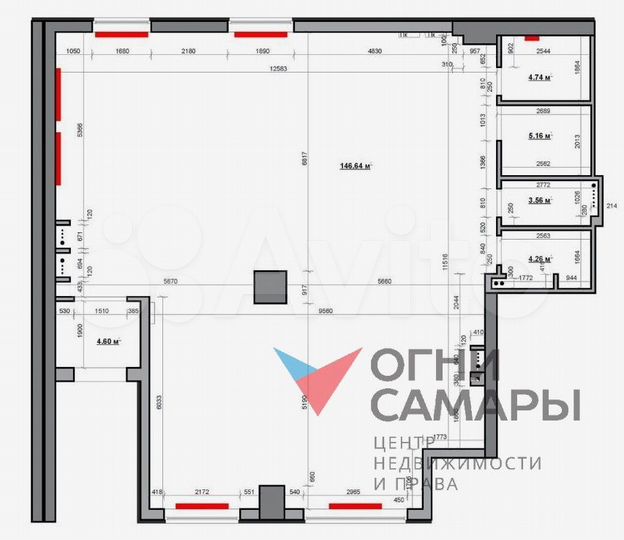 Сдам помещение свободного назначения, 169 м²