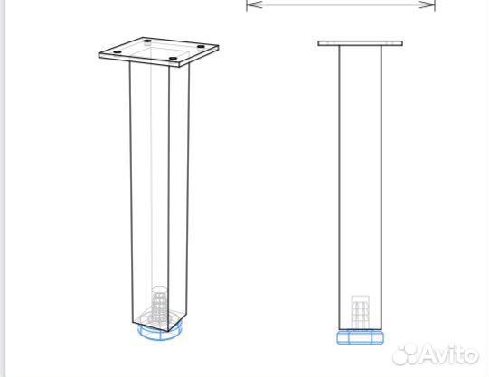 Опоры мебельные регулируемые