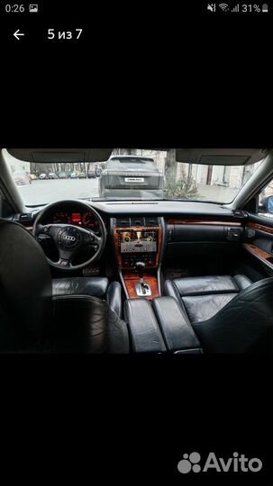 Audi A8 4.2 AT, 1997, 310 000 км