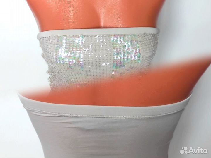 Платье бандо с пайетками 42 Patrizia Pepe