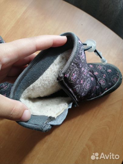 Сапожки для девочки зимние 26р
